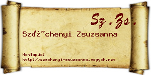 Széchenyi Zsuzsanna névjegykártya