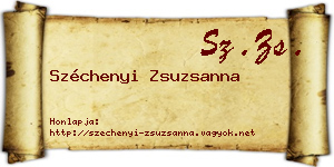 Széchenyi Zsuzsanna névjegykártya
